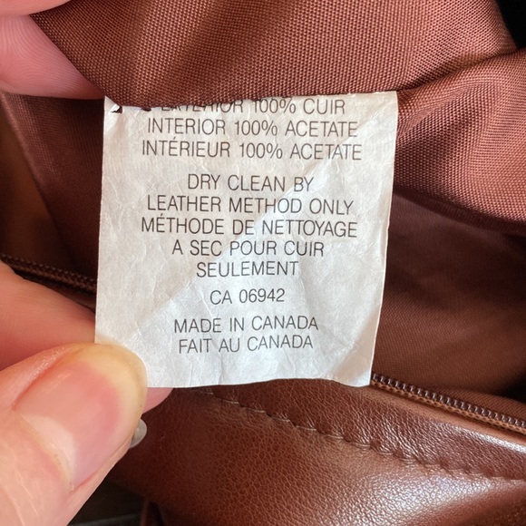 Creation Jez Montreal, ladies brown leather skirt in size 3. - Picture 6 of 8